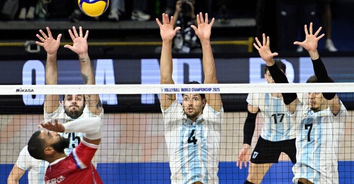 Mundial de vóley: Triunfazo de Argentina 3-2 a Francia para avanzar a octavos