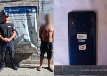 Detenido tras el robo de un celular, acumulaba cinco condenas y 16 antecedentes penales