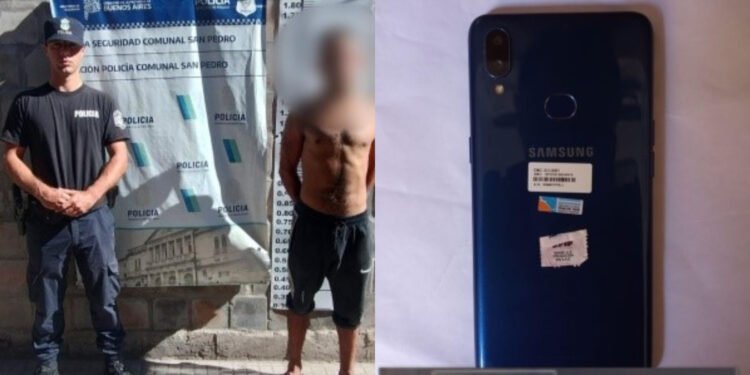 Detenido tras el robo de un celular, acumulaba cinco condenas y 16 antecedentes penales