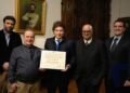 Javier Milei recibió distinción en Madrid y defendió su gestión económica
