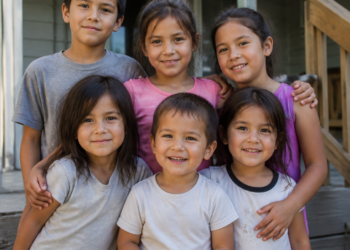 La conmovedora historia de seis hermanos que lucharon por permanecer unidos y encontraron una nueva familia