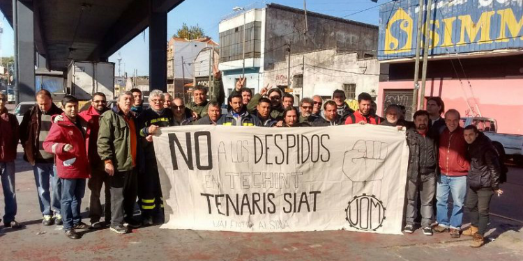 Techint suspendió el contrato de 150 empleados en Valentín Alsina ante la caída de actividad