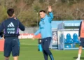 La Selección argentina se entrena en Kansas: Nahuel Molina toma fuerza para ser titular ante Austria