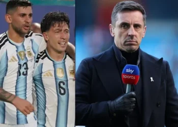 Gary Neville intensifica sus críticas hacia Cuti Romero tras la eliminación de Inglaterra