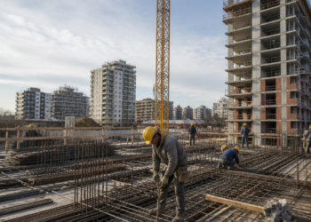 La construcción muestra señales de recuperación, aunque aún no alcanza los niveles previos a la gestión anterior