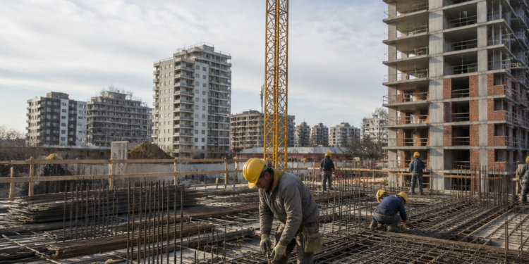 La construcción muestra señales de recuperación, aunque aún no alcanza los niveles previos a la gestión anterior