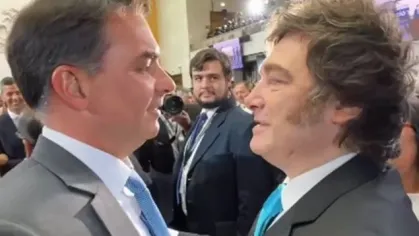 Investigación a Javier Milei: el PT de Brasil cuestiona su apoyo a Flávio Bolsonaro