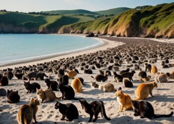 En 1949, la introducción de gatos en una isla sudafricana llevó a un grave desequilibrio ecológico