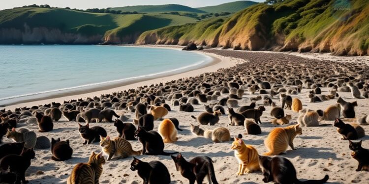 En 1949, la introducción de gatos en una isla sudafricana llevó a un grave desequilibrio ecológico