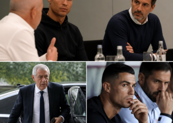 La polémica en torno a Cristiano Ronaldo en Portugal: reunión con el entrenador y llegada del presidente de la Federación antes del partido contra Dinamarca